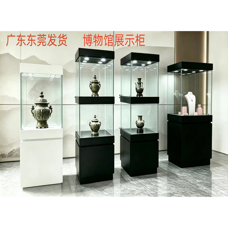 Antique Museum Display Cabinets, Antique Ceramics, Jade Ware, Jewelry, Stone Carvings, Display Platforms, Display Glass Covers, Counters