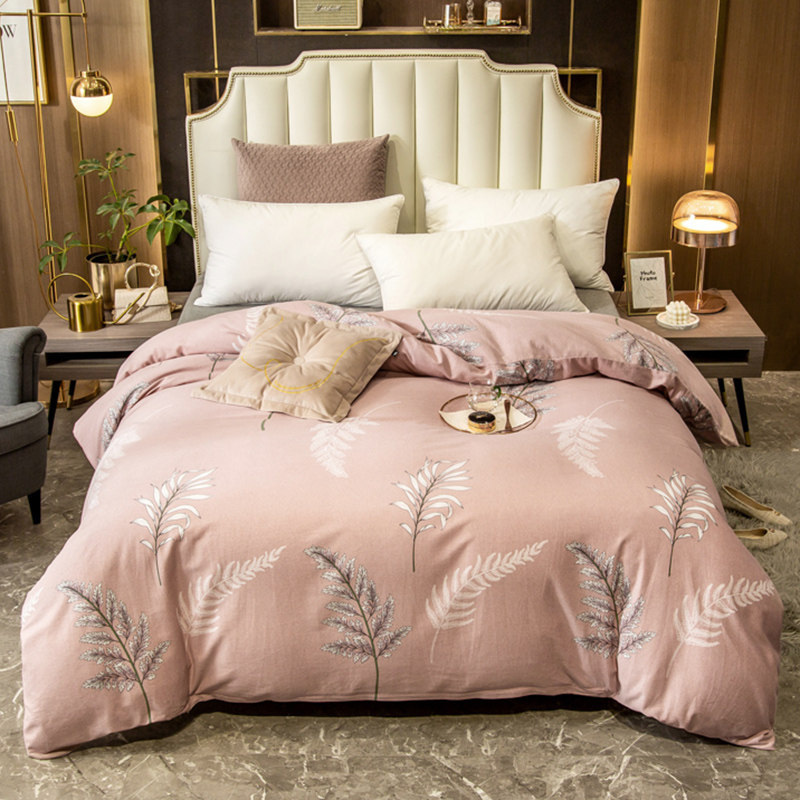 Cotton quilt cover Single piece brushed quilt cover 180x220 double 200x230 thickened quilt cover 220x240cm