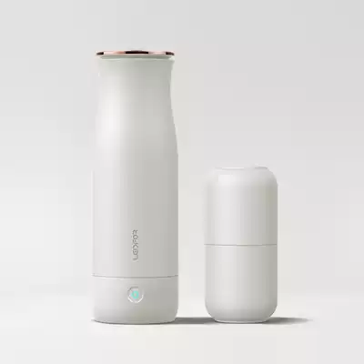 LEIDFOR Redf boiled water cup small travel heated portable kettle