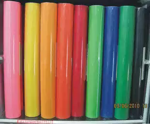 Jinying Instant stickers National flag red 1025 Computer lettering paper lettering film Self-adhesive paper 60 cm*7 5 meters 1 roll