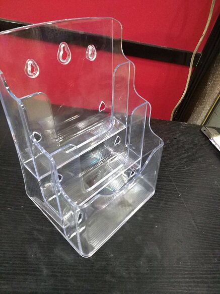 Three Layers A4 Desktop Multilayer Exhibition Shelf Information Shelf Catalogue Rack Advertising Frame A4 Advocacy Shelf Teasel