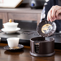 Electric wood tea cushion cup cushion tea road accessories thermal insulation mat anti-scalding util tea Totteo wood New Chinese solid wood Tito