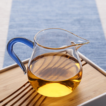 Kang Yun thickened heat-resistant glass Road cup tea set Glass Tea Tea Tea Kung Fu accessories household
