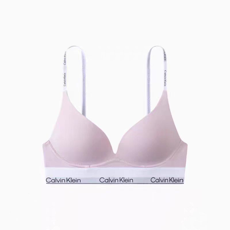 [Modern Gravity Band] Ck Women's Wireless Soft Support Thick Padded Bra Qf8992Ad