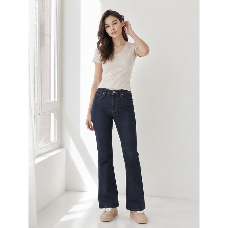 Levi's Spring and Autumn Women's 725 High Waist Flared Jeans 18759-0349