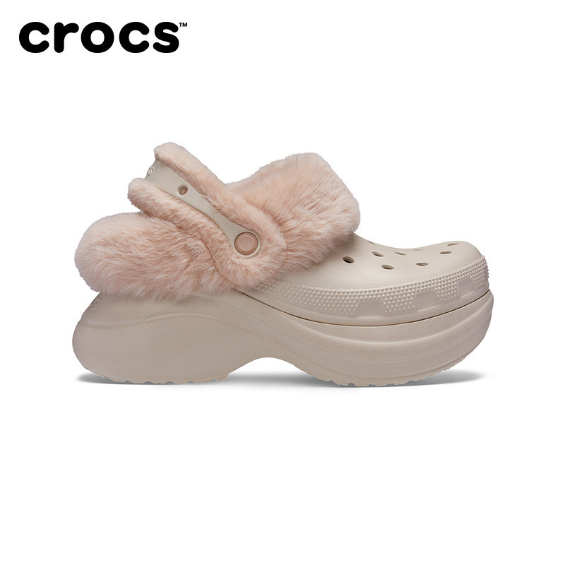Tan Jianci's Same Style 2026 Warm Cotton Crocs Retro Warm Cotton Clogs | 211753