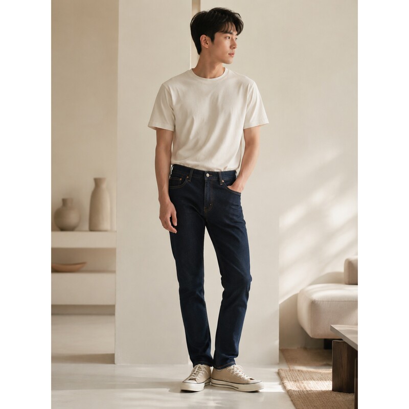 Levi's Spring and Autumn Men's 511 Classic Denim Pants 04511-6297