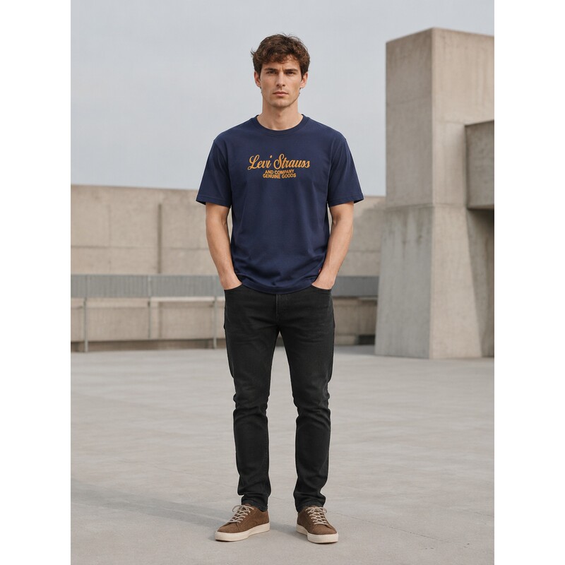 Levi's Summer Men's Casual Retro Logo Short-Sleeved T-Shirt 16143-2671