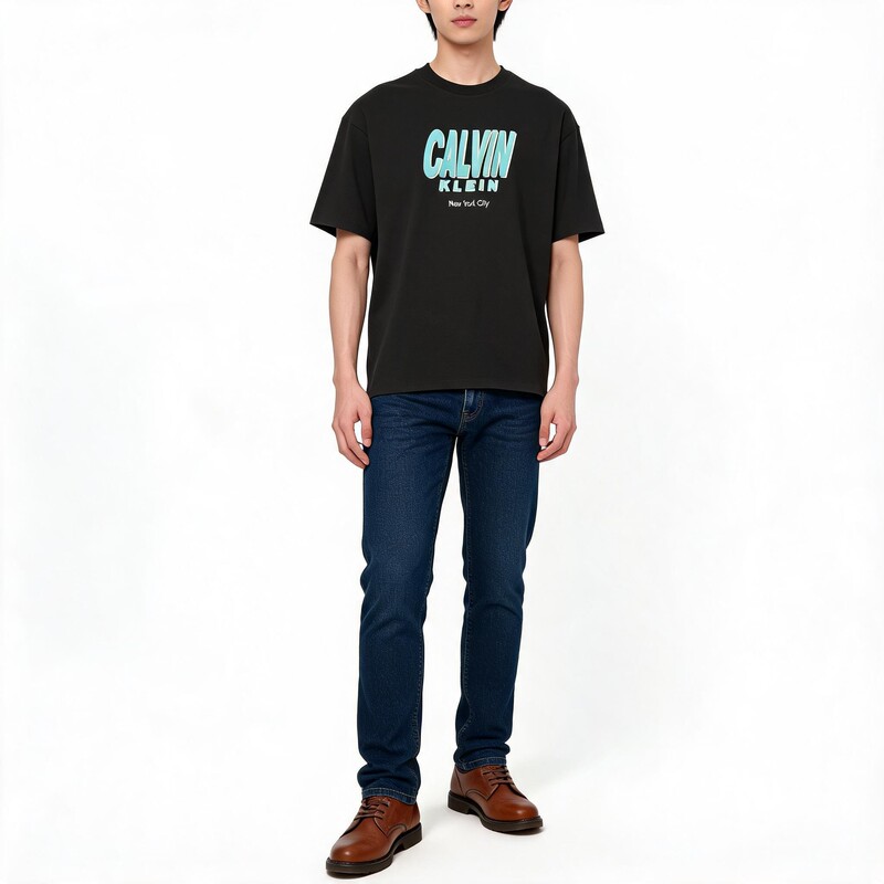 Calvin Klein Jeanscalvin Klein Men's Casual Printed Short-Sleeved T-Shirt A4Rg839G Calvin Klein Jeanscalvin Klein Men's Casual Printed Short-Sleeved T-Shirt A4Rg839G