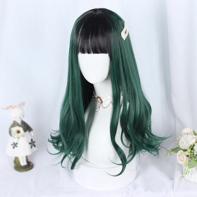 taobao agent Mcoser Harajuku Female Long Hair Face Lolita Wig Wig Raoming Lolita Soft Girl JK Fake Mao