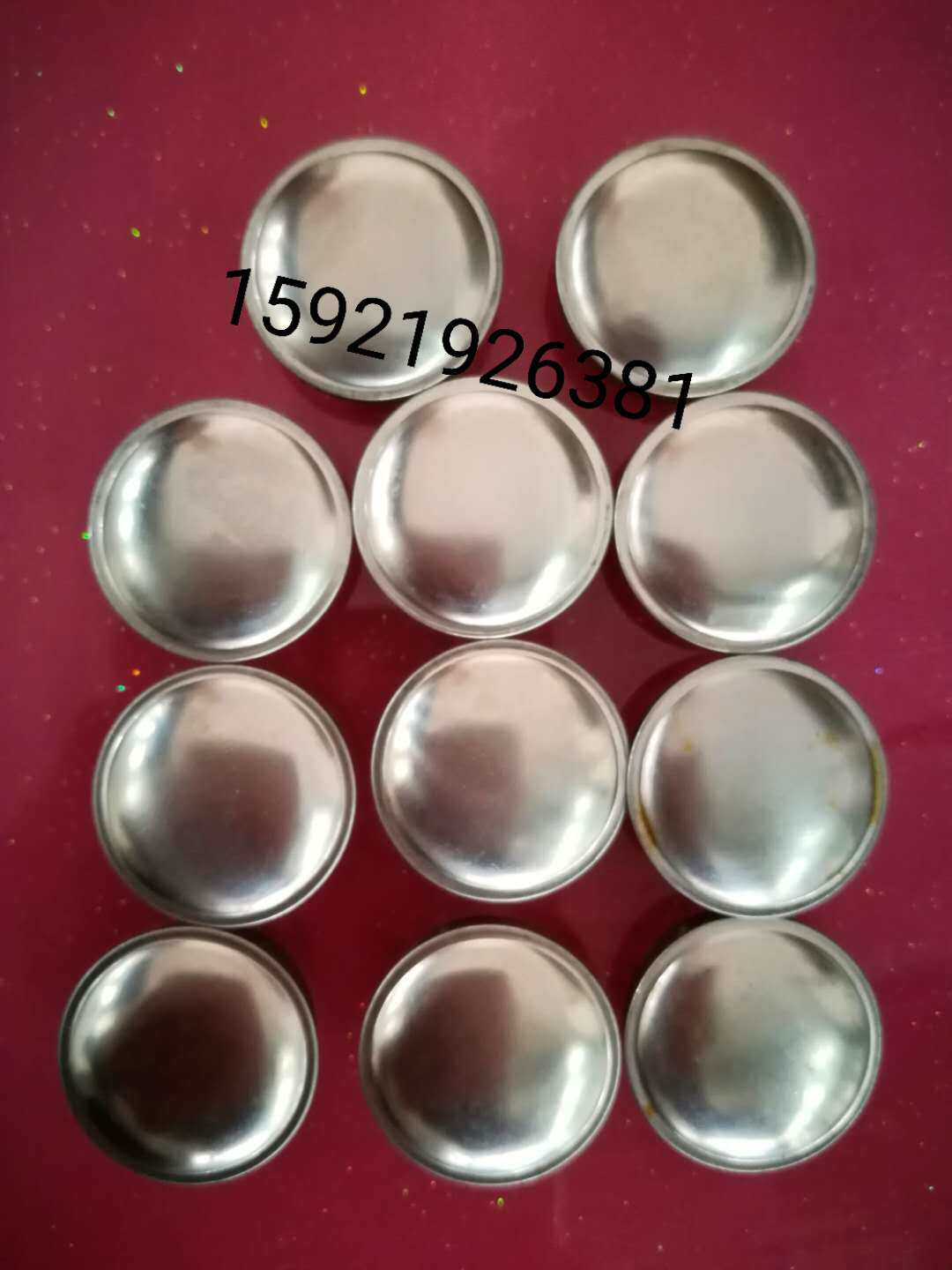 Stainless steel round tube choke plug seal head direct blocked card convenient good looking specifications diameter 19 * 22 * 25 * 32 * 38 *, etc.