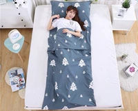 Khách sạn xách tay trên túi ngủ bẩn cotton du lịch đôi đôi siêu nhẹ khách sạn trẻ em trong nhà cần thiết - Túi ngủ tui ngu