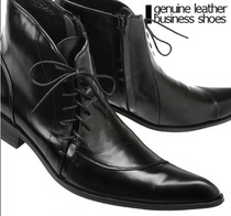 British Han Edition Successful Men Point Hair Hair Leisure Boots Young Stage Singer Wedding Real Boots