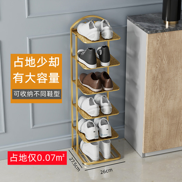 Shoe shelf simple doorway economical collection of artifacts househouseindoor multi-layer dust proof provincial space dormitory cabinet