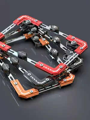 CNC personality license plate frame electric locomotive calf N1S M1 speed ke TS TC modified license plate frame decoration