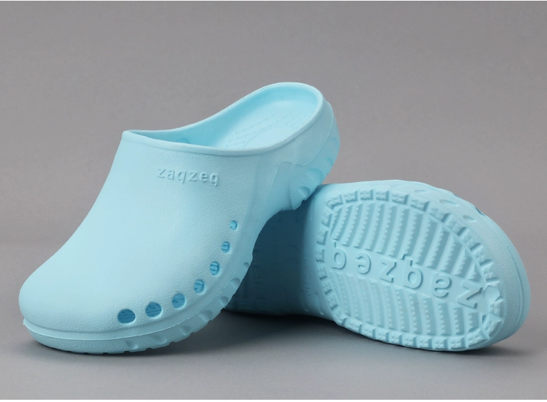 Surgical shoes studio slippers for women breathable non-slip toe-cap slippers nurse shoes experimental hole shoes for men doctors