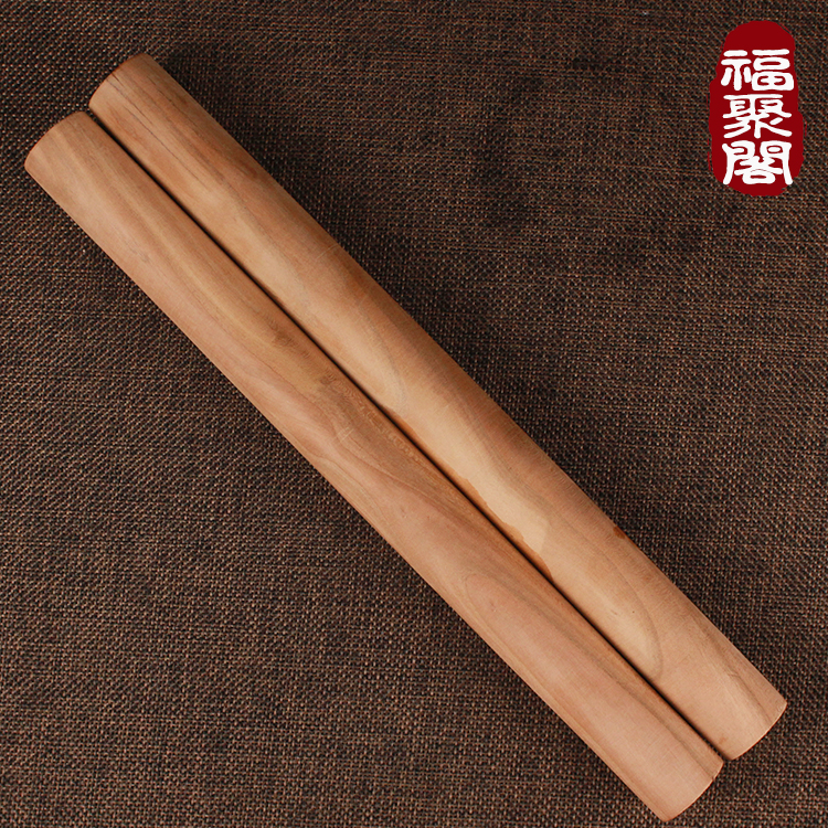 Zhengzong Fat Town Natural Peach Wood Cylindrical Stick Town Residence Pendant Southeast Branch Wood Carving Log Without Paint Rolling Face Stick Craft Gift Hem
