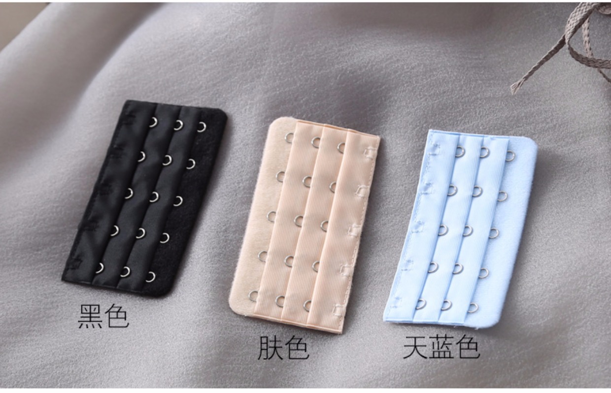 Áo ngực nhiều màu dài khóa đồ lót nữ bằng cotton kéo dài khóa lưng ba hàng bốn khóa / năm khóa chính hãng phụ kiện đồ lót