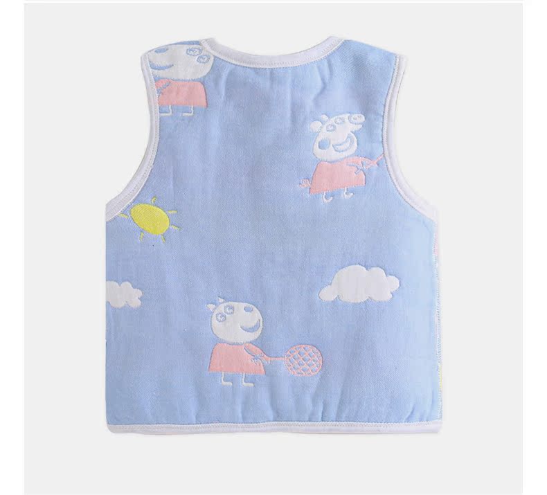 Thận đậu bé gạc vest nam bé gái vest bông trẻ em áo vest không xương áo gile xốp cho bé