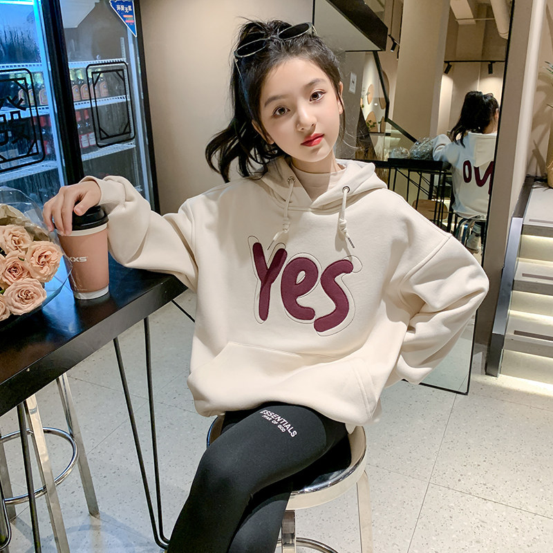 Girl gush clothing autumn and winter 2023 new female great children clothes foreign air children clothing children winter clothing integrated suede-Taobao