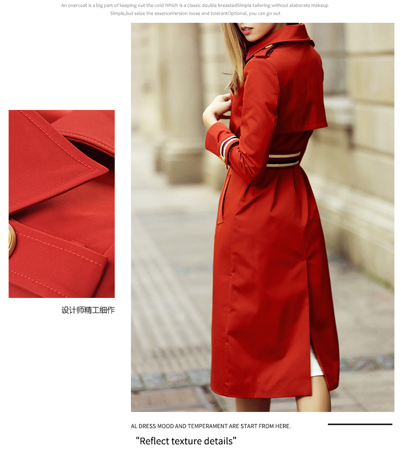 Trench pour femme en Polyester en Polyester - Ref 3227654 Image 17
