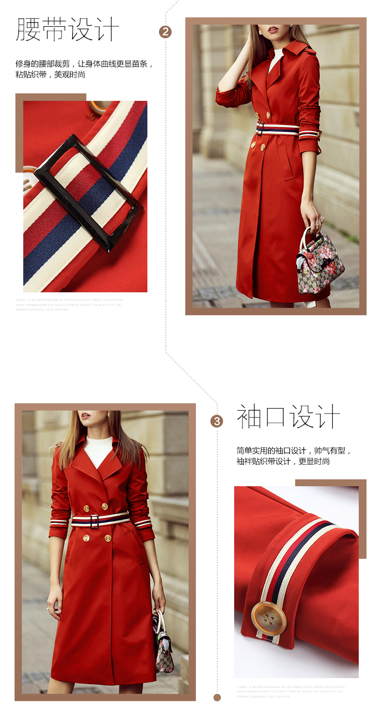 Trench pour femme en Polyester en Polyester - Ref 3227654 Image 11