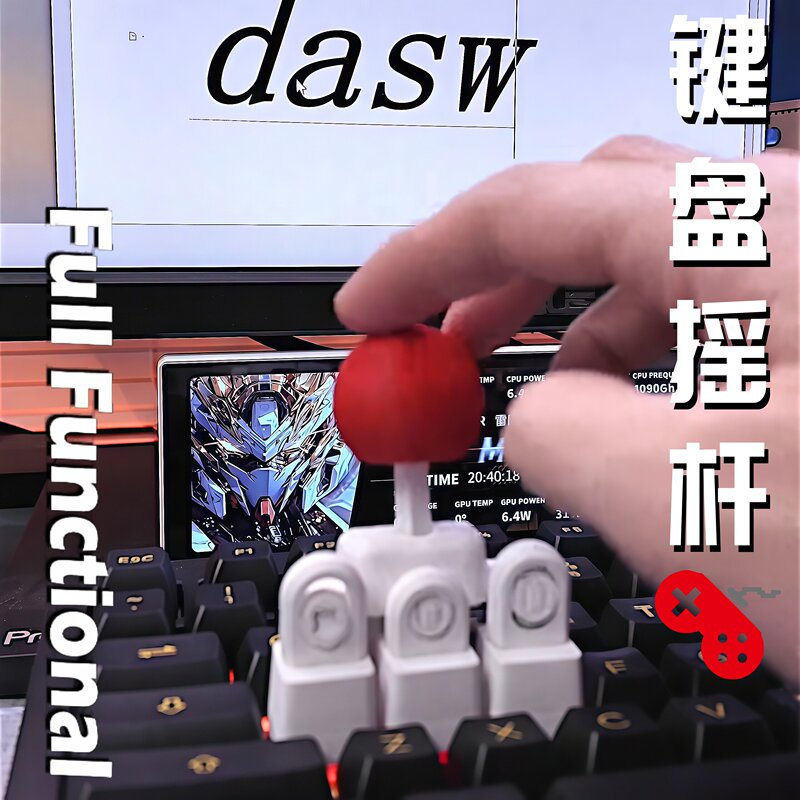 Keyboard Joystick Dasw Direction Key Controller Gamepad Style Keycap Creative Multifunctional Joystick Accessories
