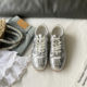 Hot style ballet style silver moral training shoes for women 2025 new inner heightening fashion casual shoes Mary Jane shoes single shoes