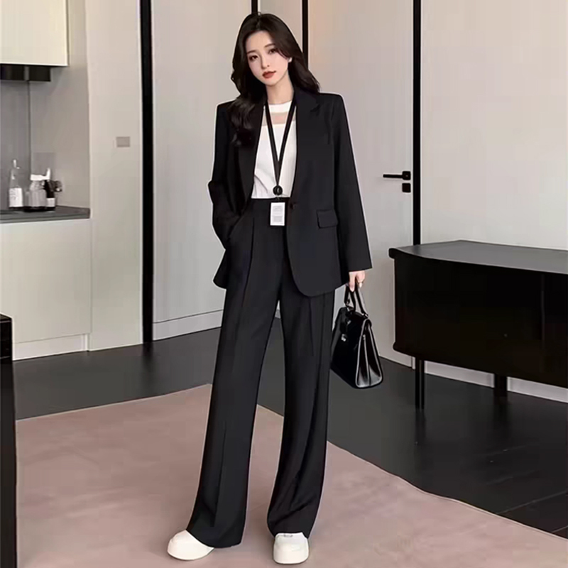 Teaching Staff Public Examination Suit Set for Female College Students, Suitable for Presentations, Interviews, Professional Attire, Workwear, 2026 New Style Jacket
