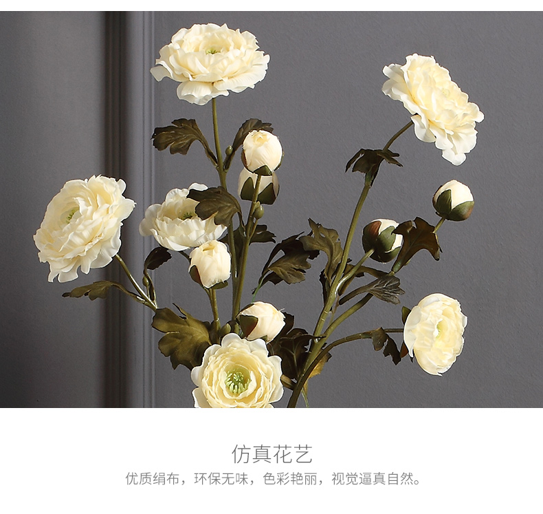 Micro act the role ofing industry flagship store yellow ceramic vase furnishing articles furnishing articles home decoration flower arrangement sitting room