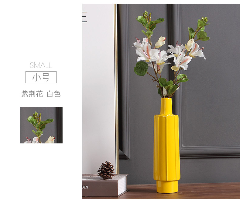 Creative ceramic vase furnishing articles dried flower arranging flowers sitting room European - style, contracted and I household adornment floral arrangements