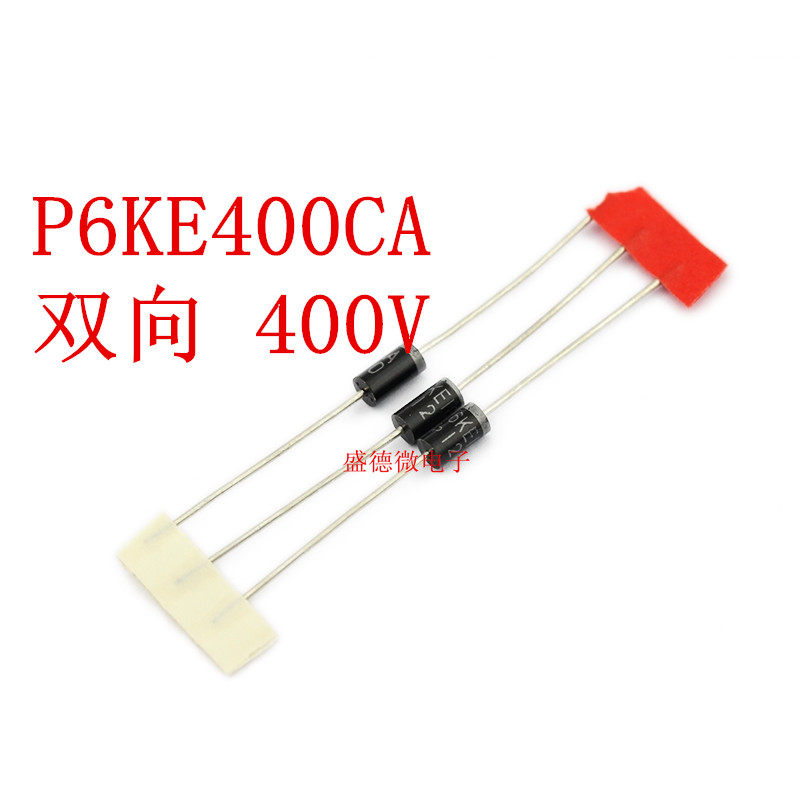 TVS fleeting suppression of the diode P6KE400CA two-way DO-15 10