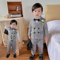 Childrens suit boy ten-year-old boy birthday dress handsome boy baby gentlemans little suit Han Edition