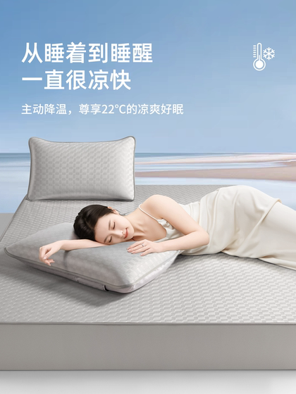 Fitted Sheet Style Summer Ice Silk Cooling Mat 2026 New Model for Home Use, Soft Mat, Class A, Maternal and Infant Grade, High-End, Machine Washable