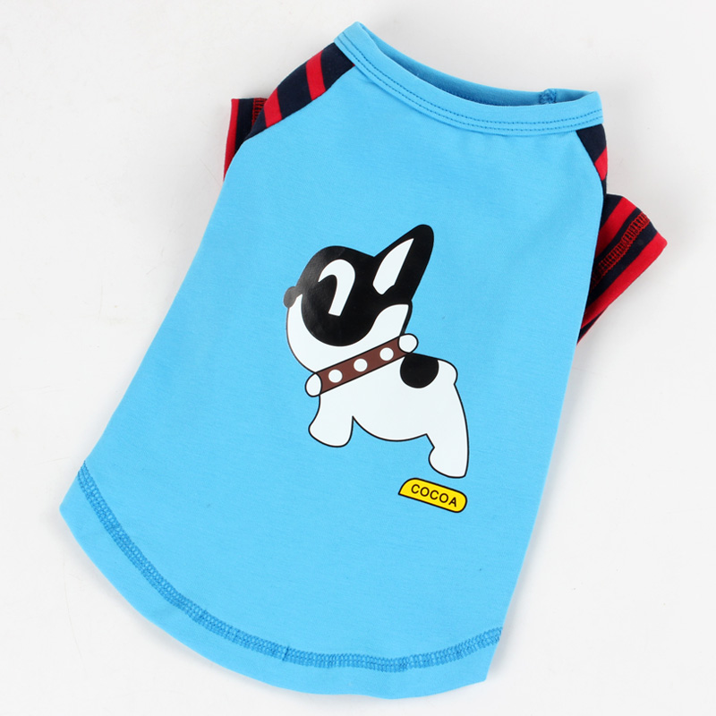 Ca cao Hani Pet Quần áo Chó Quần áo 2017 Mùa xuân và Mùa hè Teddy Bomei Bear Bear Puppy Cotton Vest - Quần áo & phụ kiện thú cưng áo cho mèo giá rẻ
