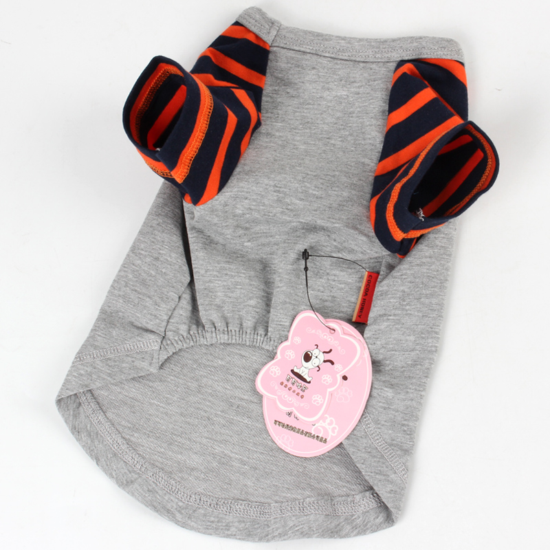 Ca cao Hani Pet Quần áo Chó Quần áo 2017 Mùa xuân và Mùa hè Teddy Bomei Bear Bear Puppy Cotton Vest - Quần áo & phụ kiện thú cưng áo cho mèo giá rẻ