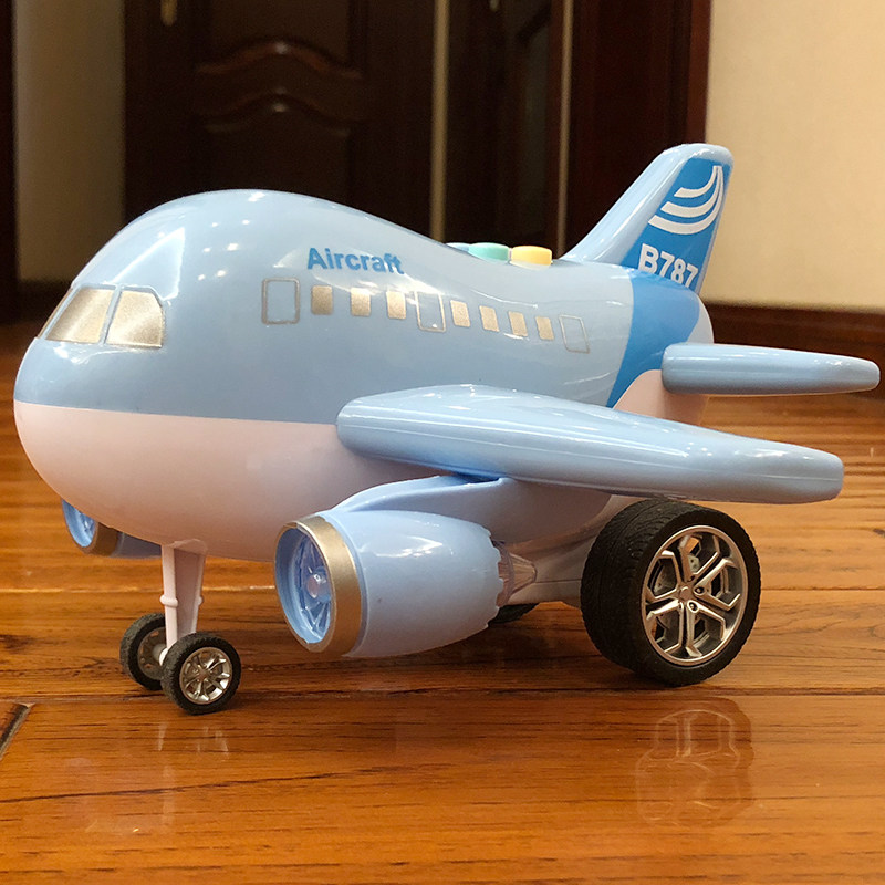 [USD 17.42] Large Inertia Kids Toys Airplane Music Boys Baby Toys Car