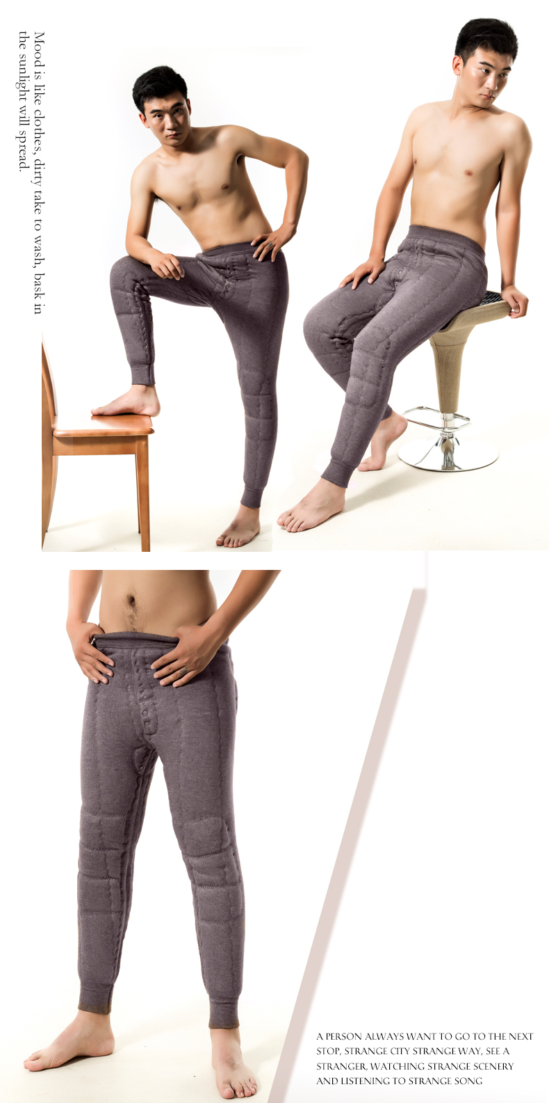 Pantalon collant Moyen-âge simple en laine - Ref 748154 Image 18