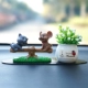 Мыши и кошка+благоприятные фрукты белая бутылка (отправьте овальную подушку+ароматную палку)