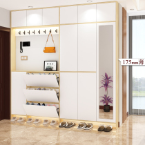 Light and luxurious minimalist modern 17cm ultra-thin shoe cabinet Narrow Door Hall Narrow Door Hall Cabinet Living-room Multifunction Tipping cupboard can be customised