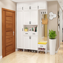 Entry into the door Overall shoe cabinet Xuanguan Large Capacity High Cabinet Living Room Door Hall Cabinet Partition Cabinet Home Doorway Custom-made