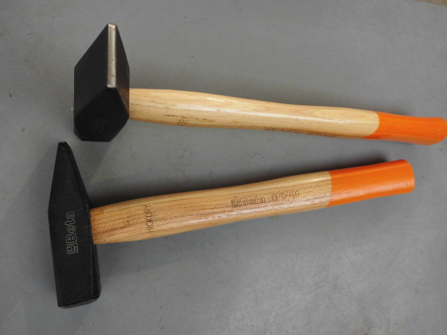 Italian BETA 100 Towers Import Tool Hammer Wood Handle Stone Work Hammer Flat Mouth Hammer Hammer Hammer Knock Tool