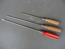 Old goods wooden handle screw batch slender rod screwdriver cross wooden handle computer sewing machine repair tool