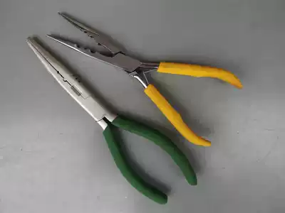 Long pointed nose pliers multi-purpose sharp-nose pliers 8-inch 9-inch multi-purpose pointed pliers fishing pliers hook pliers