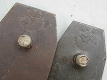 1993 Old goods Shandong Weifang Jinhor plate cover 44mm51mm push blade cut - edged iron woodworking tool accessories