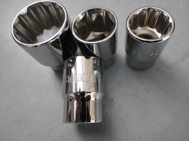 Stanley STANLEY Large flying sleeves 12 5mm Series sleeves Head 8-34mm Public hexagonal plum blossom sleeves