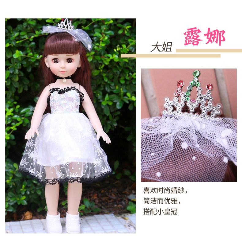 Đồ chơi trẻ em 5-7-10 bé gái 8 tuổi câu đố bé gái công chúa chơi nhà 3-6 tuổi búp bê quà tặng năm mới đồ chơi trang điểm