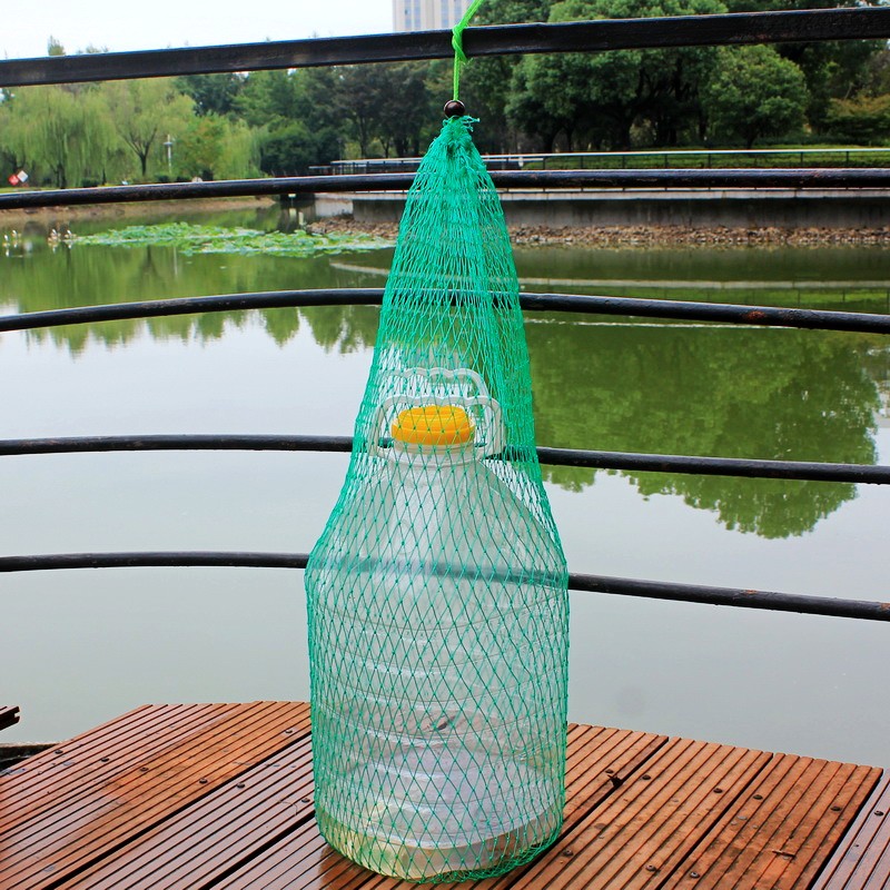 Big fish, thick nylon glue, good fish protection, large mesh, strong and portable, foldable woven mesh bag, thickened mesh bag