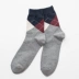 Vớ nam Nimo vớ nam bốn mùa vớ ống vuông vuông Hàn Quốc vớ cotton đen bình thường vớ da quần Vớ bông