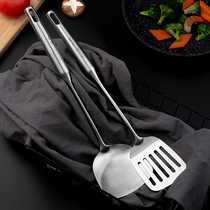 senseyo fried vegetable shovel 304 stainless steel pan shovel thickened cookware cooking cooker long handle heat insulation leakage shovel frying spoon